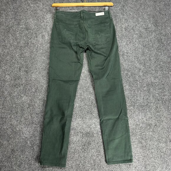AG Adriano Goldschmied Jeans Womens 26 The Stevie Ankle Skinny Green Slim Straig - Picture 8 of 10